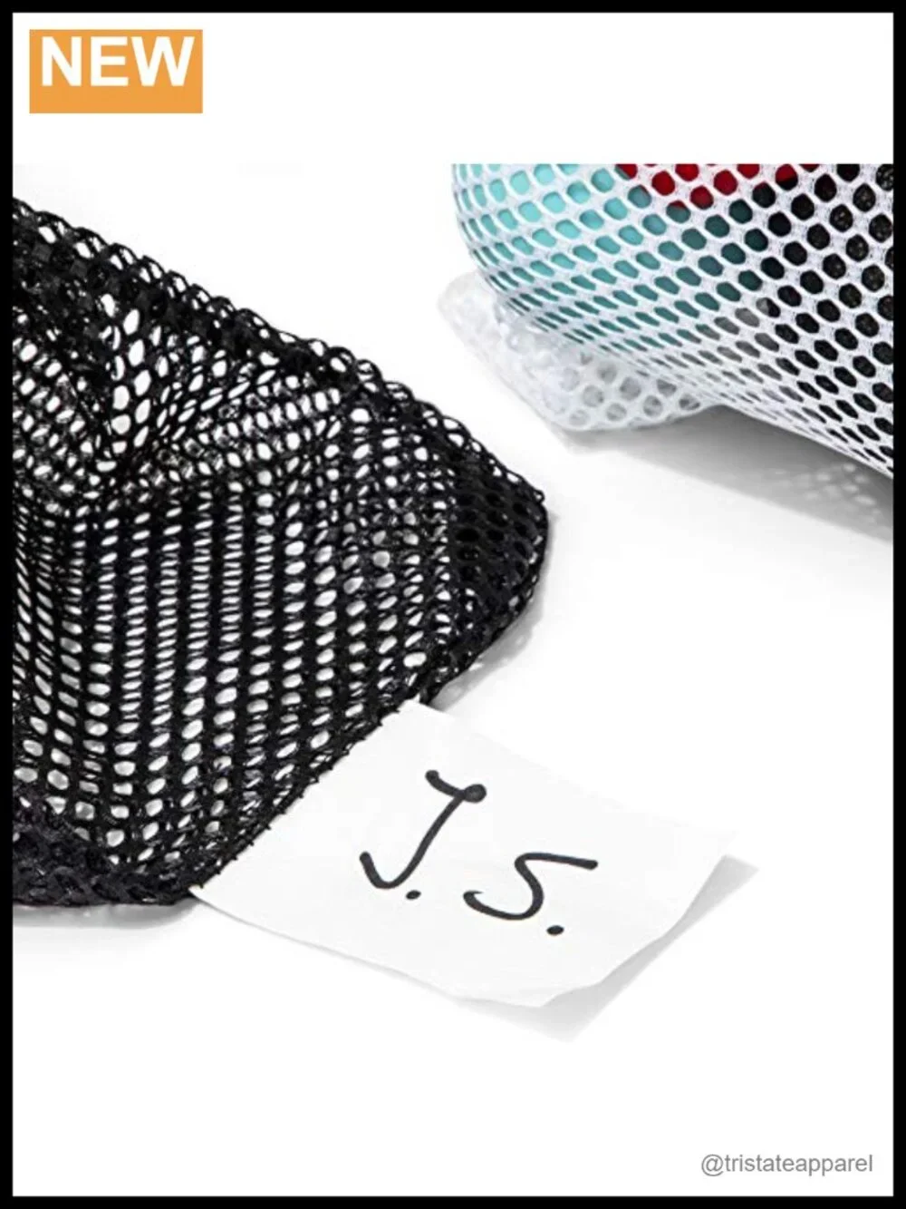 Champion Heavy Duty Mesh Drawstring Sack with Lock & ID Tag, Breathable Nylon